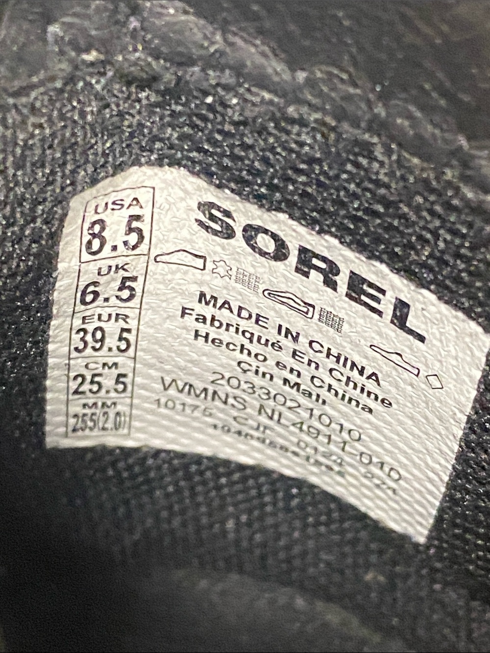 Sorel Black Suede Slip-On Ankle Sneakers with White Sole NWT - Picture 5 of 7